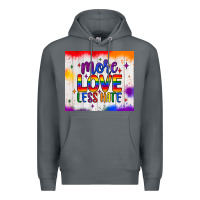 Rock more love less hate tumbler Premium Hoodie - JahusDesignShop