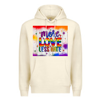 Sandshell more love less hate tumbler Premium Hoodie - JahusDesignShop