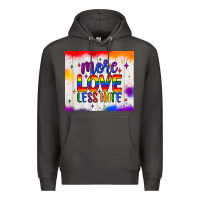 Smoke more love less hate tumbler Premium Hoodie - JahusDesignShop