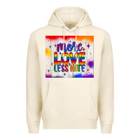 Tofu more love less hate tumbler Premium Hoodie - JahusDesignShop