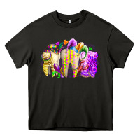 Asphalt mardi gras tooth Heavy Core Tee - RacoonDesign