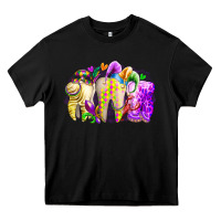 Black mardi gras tooth Heavy Core Tee - RacoonDesign