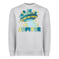 Heather Grey boys go to jupiter Heavyweight Sweatshirt - MaliasSmallBusiness