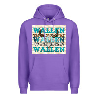 Purple wallen with bull skull Premium Hoodie - TumblerDesignByShophia