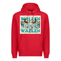 Red wallen with bull skull Premium Hoodie - TumblerDesignByShophia