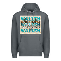 Rock wallen with bull skull Premium Hoodie - TumblerDesignByShophia