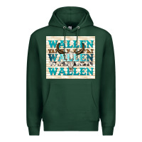 Sports Green wallen with bull skull Premium Hoodie - TumblerDesignByShophia