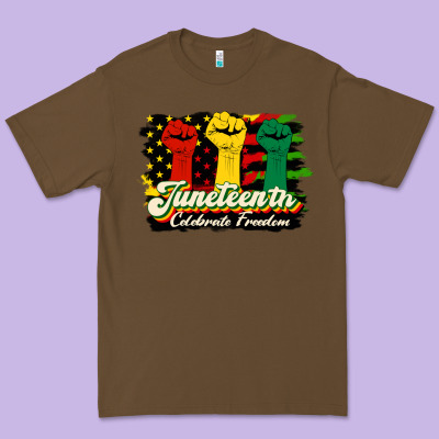 Juneteenth Celebrate Freedom Premium Tee Designed By Hra Design Shop