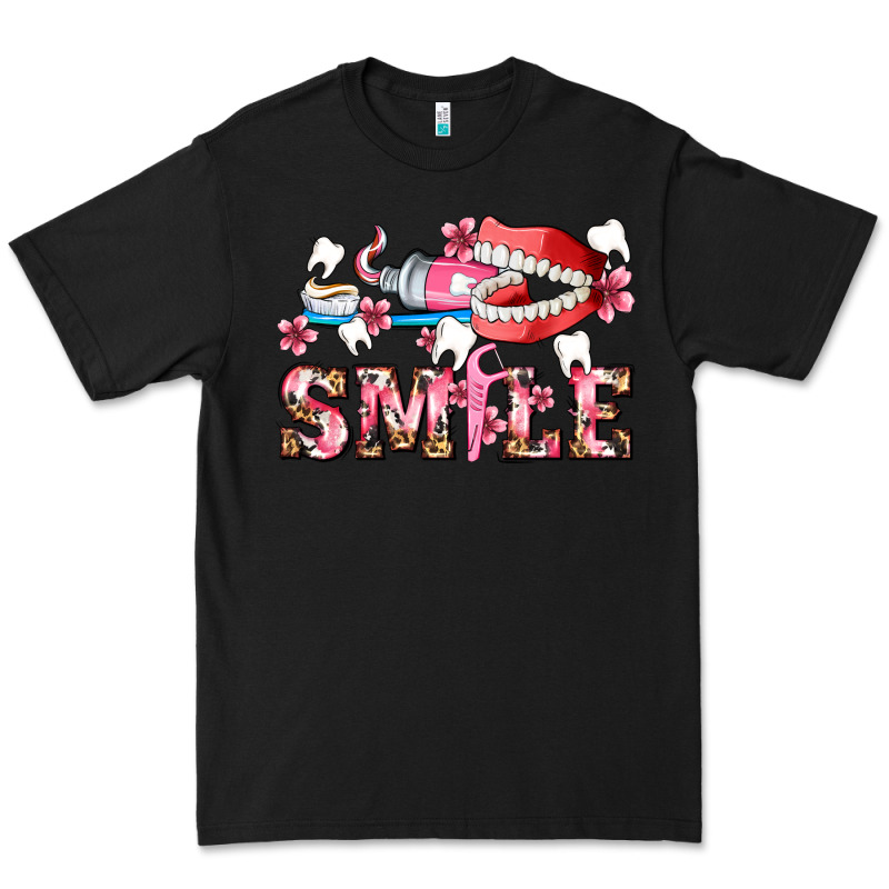 Smile With Teeth And Brush Premium Tee by AdoDesignShop | Teevron