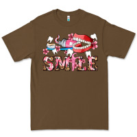 Cacao smile with teeth and brush Premium Tee - AdoDesignShop