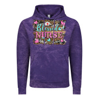 Cloud Purple blessed nurse Vintage Hoodie - BarkalooDesign