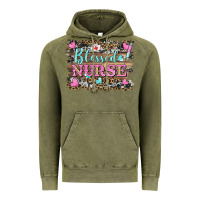 Vintage Olive blessed nurse Vintage Hoodie - BarkalooDesign
