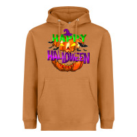 Meerkat Happy Halloween Heavyweight Hoodie - NancyCooperArtShop