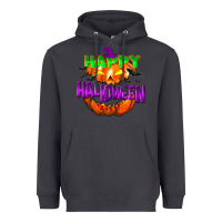 Smoke Happy Halloween Heavyweight Hoodie - NancyCooperArtShop