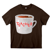 Chocolate Brown teachers mug  fa element Heavy Core Tee - FaDigitalArtStudio