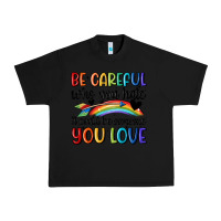 Black be careful who you hate Urban Heavy Tee - MaliasSmallBusiness