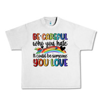 Lunar Rock be careful who you hate Urban Heavy Tee - MaliasSmallBusiness