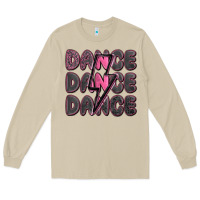 Mushroom dance dance dance with lightning bolt Long Sleeve Tee - MaliasSmallBusiness