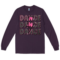 Plum dance dance dance with lightning bolt Long Sleeve Tee - MaliasSmallBusiness