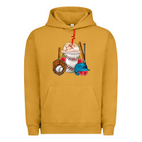 Pigment Peanut Butter Baseball Frappe Coffee Urban Hoodie - FaDigitalArtStudio
