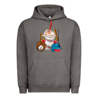 Pigment Tornado Baseball Frappe Coffee Urban Hoodie - FaDigitalArtStudio