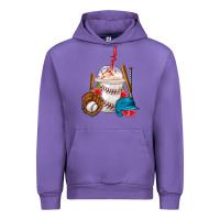 Tulip Baseball Frappe Coffee Urban Hoodie - FaDigitalArtStudio