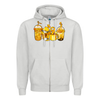 Dove Grey childhood cancer coffee Zipper Hoodie - Jasminsmagicworld