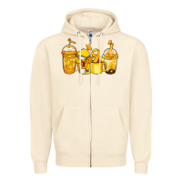 Sandshell childhood cancer coffee Zipper Hoodie - Jasminsmagicworld