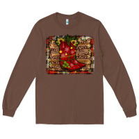 Chestnut cowboy boots christmas Long Sleeve Tee - JahusDesignShop