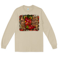 Mushroom cowboy boots christmas Long Sleeve Tee - JahusDesignShop