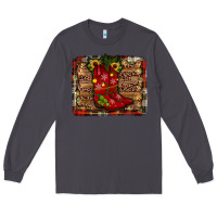 Smoke cowboy boots christmas Long Sleeve Tee - JahusDesignShop
