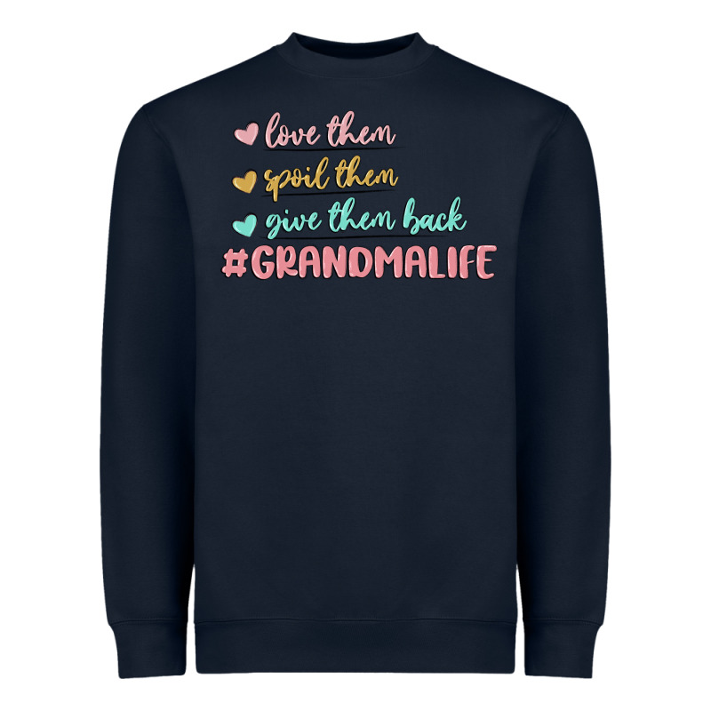 Grandma Life Heavyweight Sweatshirt by MaliasSmallBusiness | Teevron