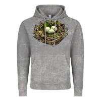 Cloud Rock Bird Nest With Eggs Vintage Hoodie - LillyAllenDesigns