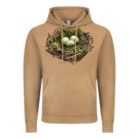 Vintage Camel Bird Nest With Eggs Vintage Hoodie - LillyAllenDesigns