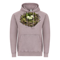 Vintage Zinc Bird Nest With Eggs Vintage Hoodie - LillyAllenDesigns