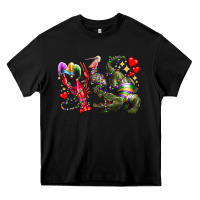 Black mardi gras Heavy Core Tee - RacoonDesign