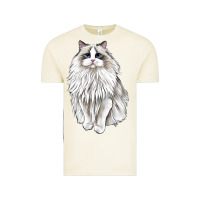 Vintage Arctic Ragdoll Cat Vintage Tee - LillyAllenDesigns