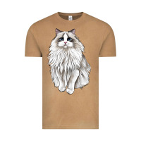 Vintage Camel Ragdoll Cat Vintage Tee - LillyAllenDesigns