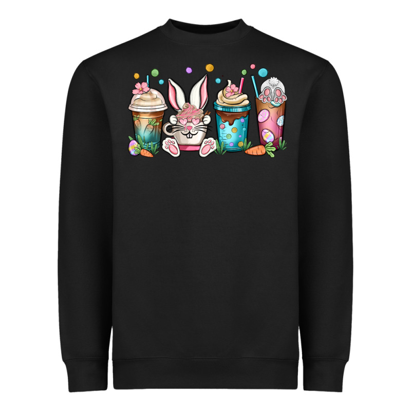 Easter Coffee Cups Heavyweight Sweatshirt by MaliasSmallBusiness | Teevron