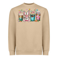 Mushroom easter coffee cups Heavyweight Sweatshirt - MaliasSmallBusiness