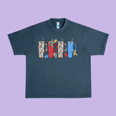 Autism Urban Heavy Tee Designed By Maliassmallbusiness