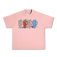 Salmon autism Urban Heavy Tee - MaliasSmallBusiness