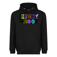 Black Halloween howdy boo Heavyweight Hoodie - NancyCooperArtShop