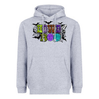 Heather Grey Halloween howdy boo Heavyweight Hoodie - NancyCooperArtShop