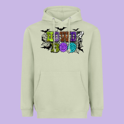 Halloween Howdy Boo Heavyweight Hoodie Designed By Nancycooperartshop