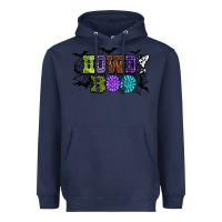 Navy Halloween howdy boo Heavyweight Hoodie - NancyCooperArtShop