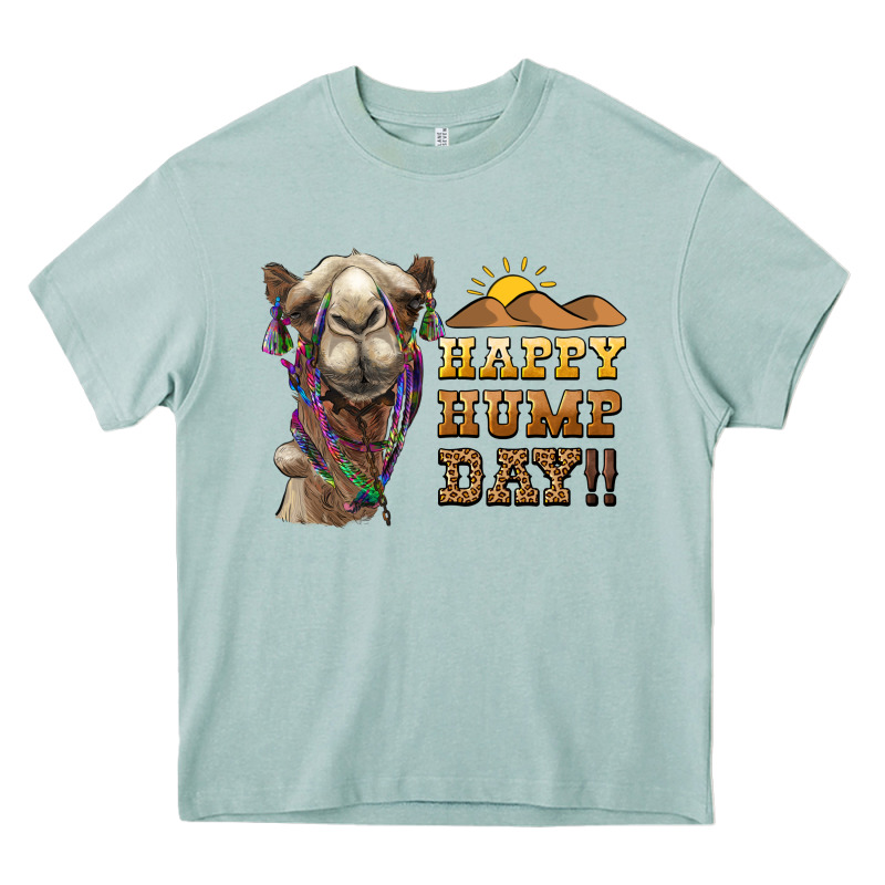 Happy Hump Day Camel Heavy Core Tee by BarkalooDesign | Teevron