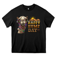Black happy hump day camel Heavy Core Tee - BarkalooDesign