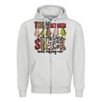 Dove Grey torn between looking like a snack and eating one christmas cake Zipper Hoodie - Jasminsmagicworld