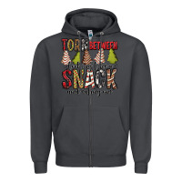 Smoke torn between looking like a snack and eating one christmas cake Zipper Hoodie - Jasminsmagicworld